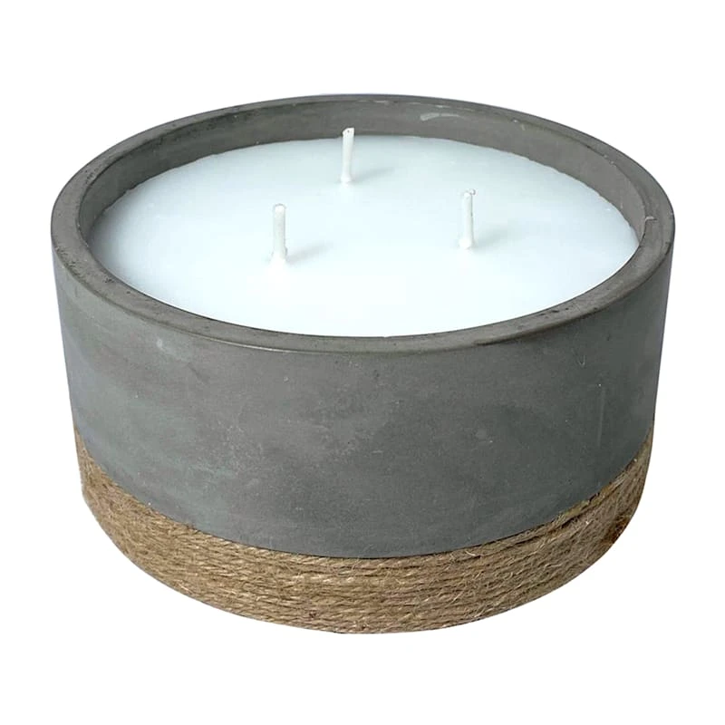 Grey Rope Citronella Candle, 29oz