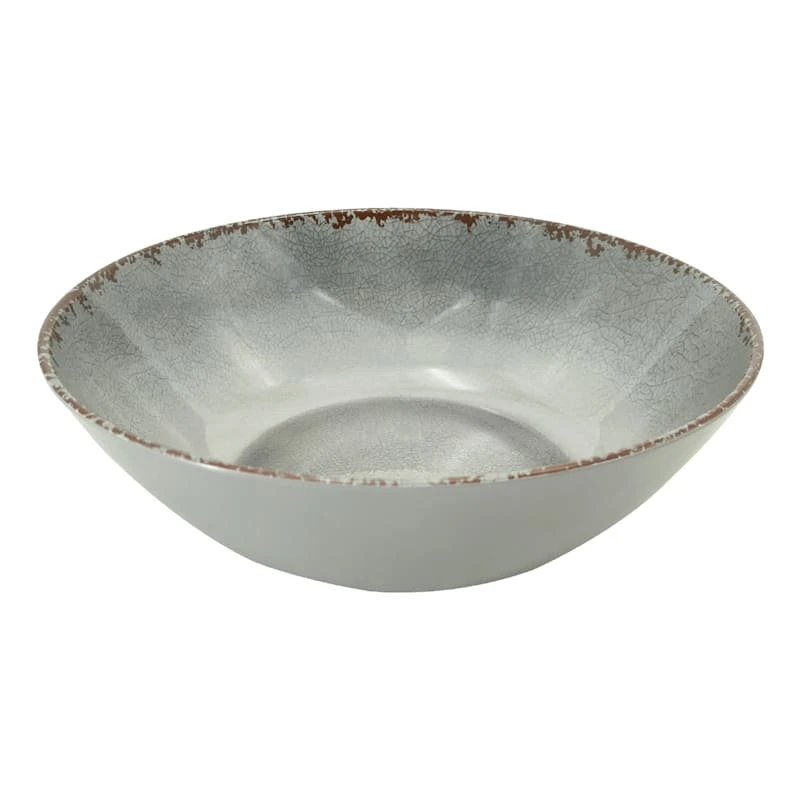 Honeybloom Grey Melamine Serving Bowl, 10"