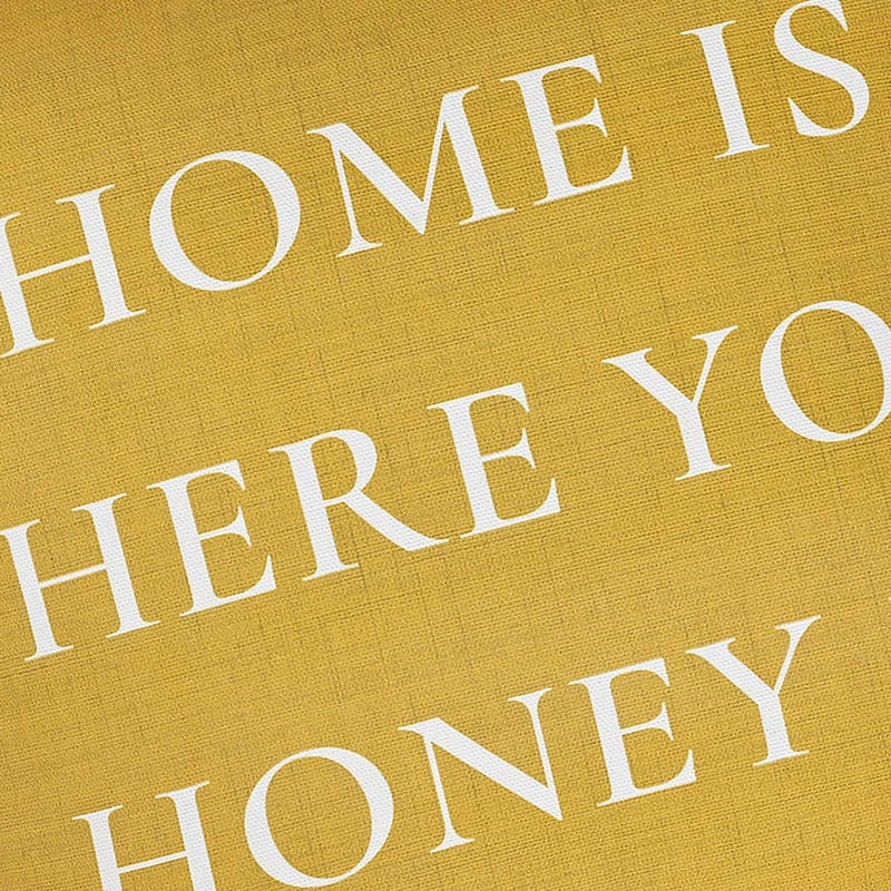 Honeybloom Home Is Where Your Honey Is Outdoor Throw Pillow, 16" - Image 2