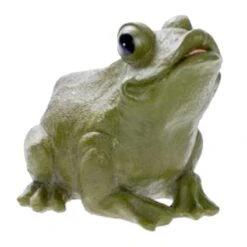 Honeybloom Hoppy Frog Garden Statue, 5.5"