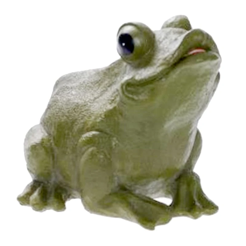 Honeybloom Hoppy Frog Garden Statue, 5.5"