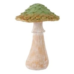 Honeybloom Outdoor Mushroom Garden Statue, 15"