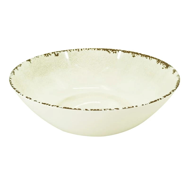 Honeybloom White Melamine Serving Bowl, 10"