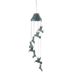 Hummingbird Bouquet Wind Chime, 29"