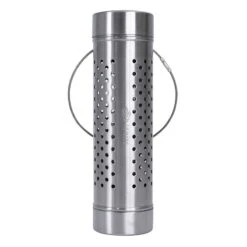 Ignite Stainless Steel Chip Tube Smoker & Spiral Steel Handle