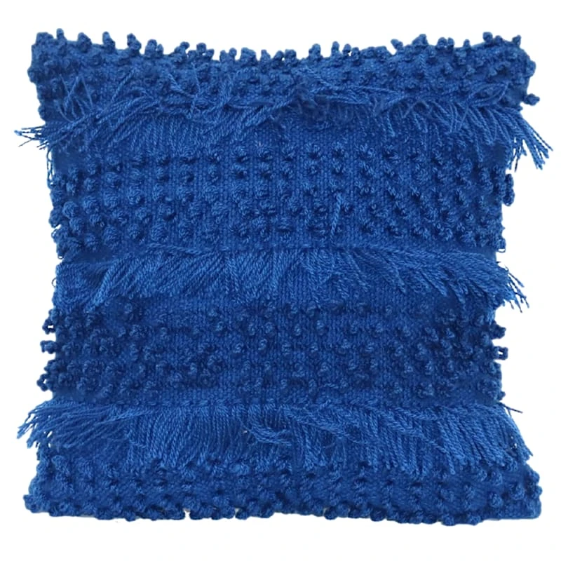 Knotted Rug Outdoor Throw Pillow, 18"