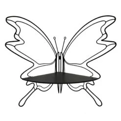 Laila Ali Butterfly Silhouette Plant Stand, 18"