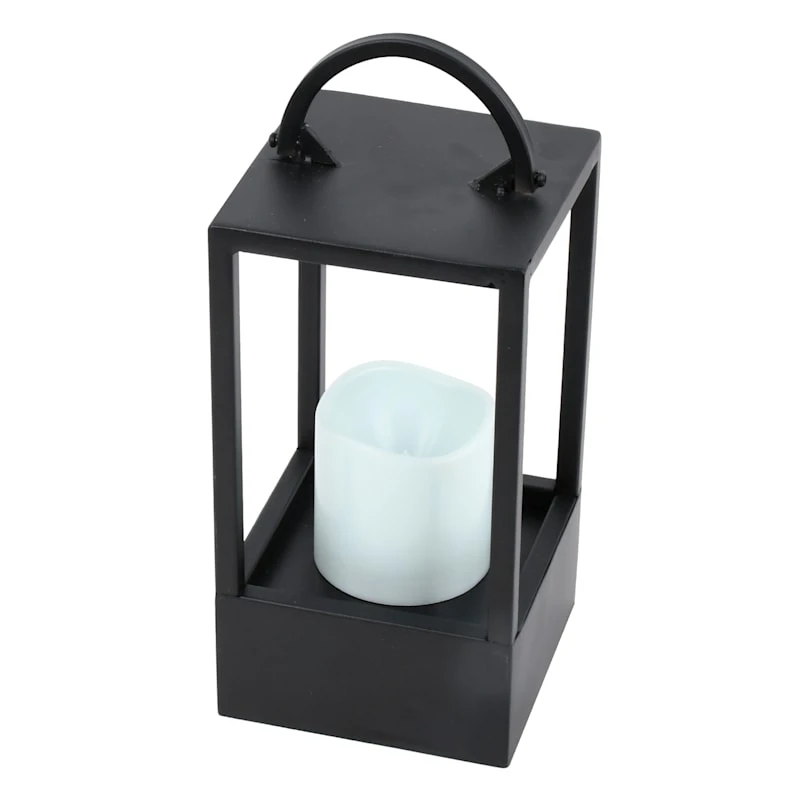 Laila Ali Outdoor Black Lantern, 10"