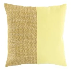 Lemon Hermosa Color Block Outdoor Throw Pillow, 18"