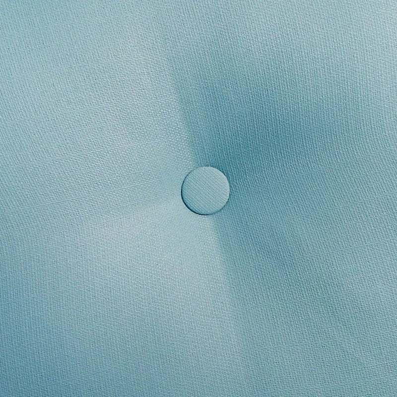 Light Blue Outdoor Wicker Settee Cushion - Image 2