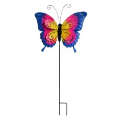 Metal Butterfly Garden Stake, 20.8"