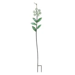Metal Garden Flower Stake, 29"