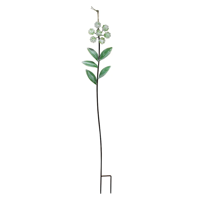 Metal Garden Flower Stake, 29"