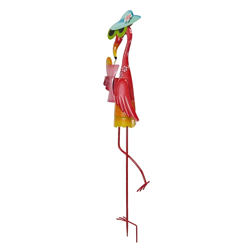 Metal Party Flamingo Stake, 38" - Image 2