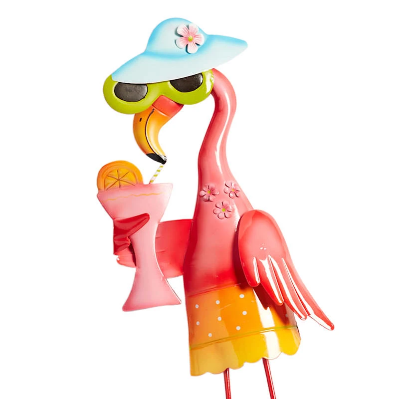 Metal Party Flamingo Stake, 38" - Image 4