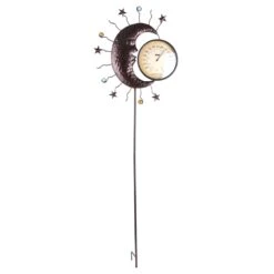 Moon Thermometer Yard Stake, 45"