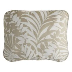 Natural Royal Palm Outdoor Corded Back Cushion