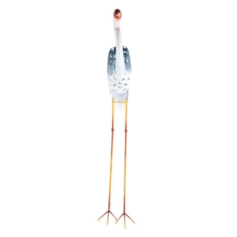 Outdoor Blue Egret Figurine, 15.5" - Image 2