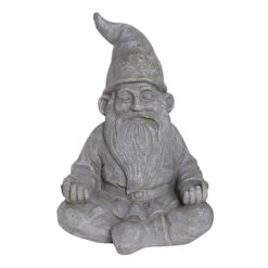 Outdoor Buddha Gnome Figurine, 12"