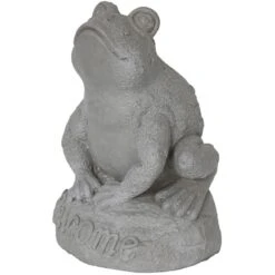 Outdoor Frog Figurine, 12.5"