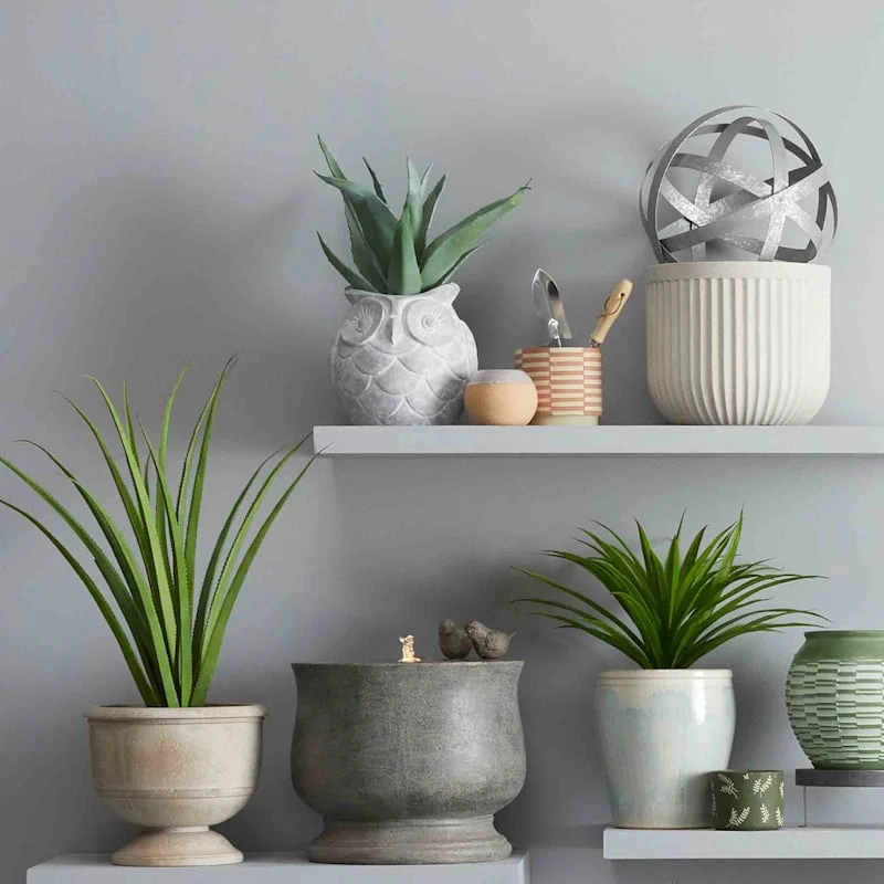 Outdoor Galvanized Metal Bands Sphere Figurine, 16" - Image 3