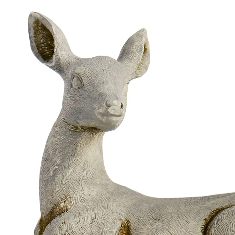 Outdoor Laying Deer Figurine, 17" - Image 4