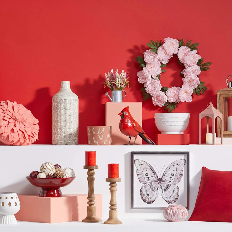 Outdoor Red Metal Cardinal Figurine, 11" - Image 4