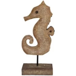 Outdoor Seahorse Figurine, 14"
