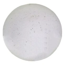 Outdoor White Terrazzo-Look Sphere Figurine, 10"
