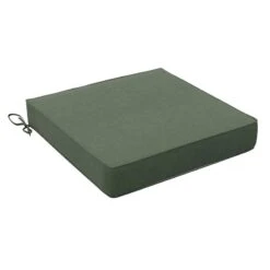 Premium Endive Green Gusseted Outdoor Deep Seat Cushion