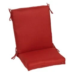 Premium Tristin Cherry Red Outdoor Hinged Seat Cushion