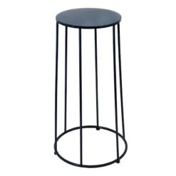 Providence Blue Metal Sailor Plant Stand, Large