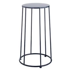 Providence Blue Metal Sailor Plant Stand, Medium