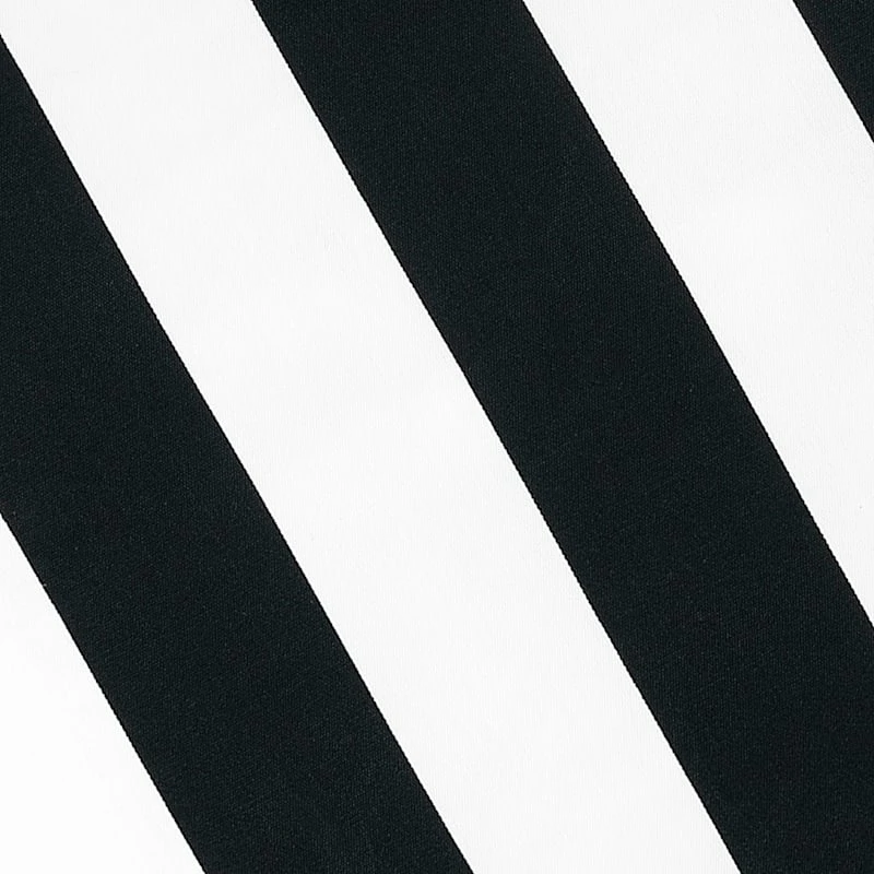 Providence Onyx Awning Striped Gusseted Outdoor Deep Seat Cushion - Image 2