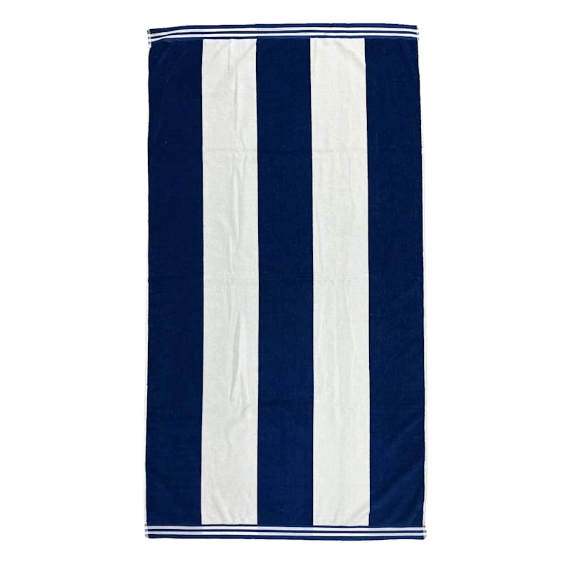 Providence Patriotic Cabana Striped Beach Towel, 34x62
