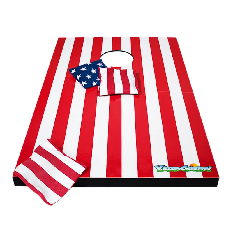 Providence Patriotic Wooden Cornhole Set - Image 2
