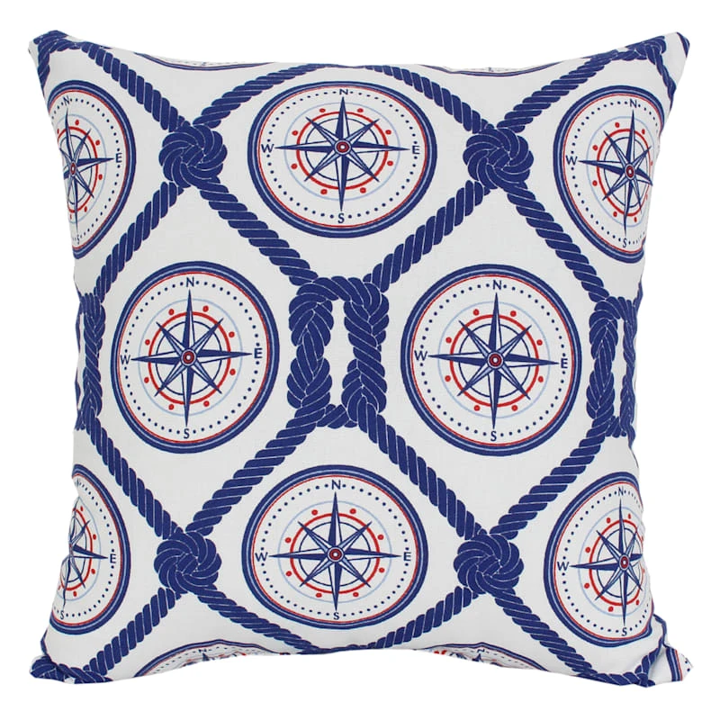 Providence Rope Outdoor Throw Pillow, 16"