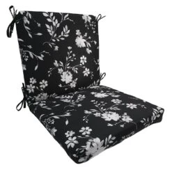 Providence Timeless Floral Outdoor Hinged Chair Cushion