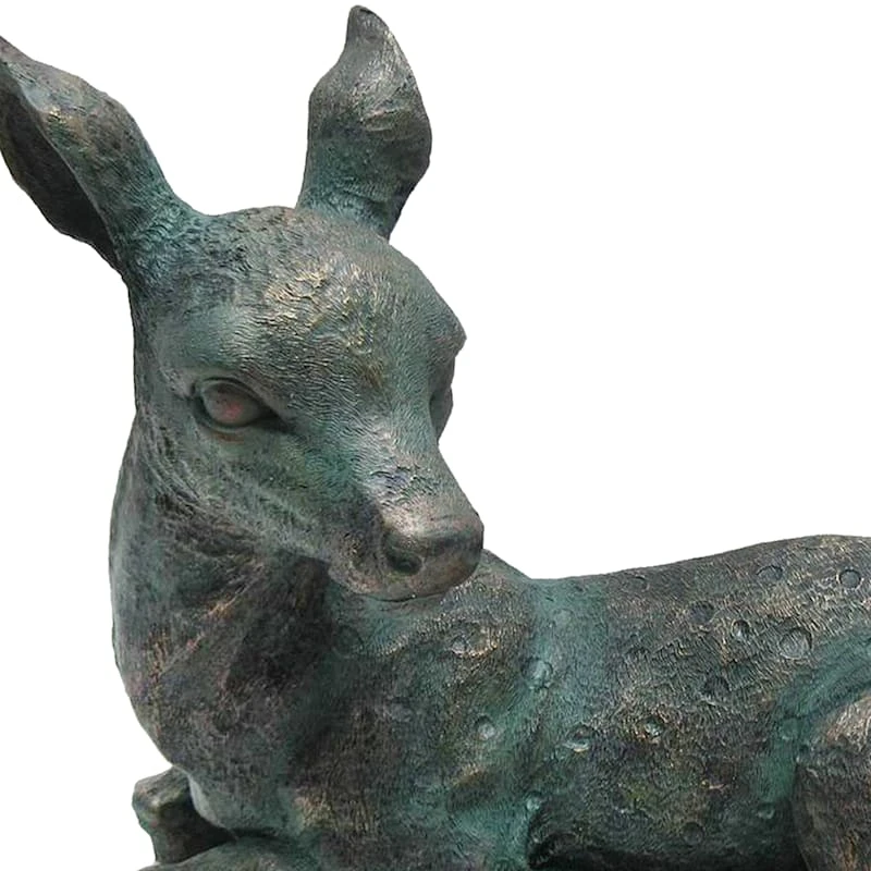 Relaxed Deer Garden Decor - Image 2