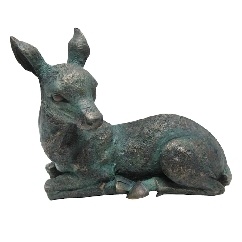 Relaxed Deer Garden Decor