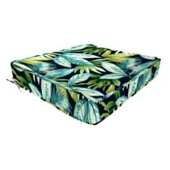 Seneca Navy Blue Outdoor Gusseted Deep Seat Cushion