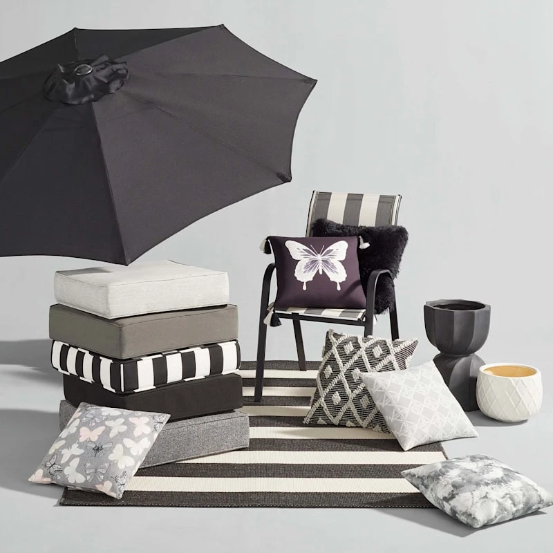 Sorvino Ash Premium Gusseted Outdoor Deep Seat Cushion - Image 3