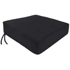 Sorvino Ash Premium Gusseted Outdoor Deep Seat Cushion
