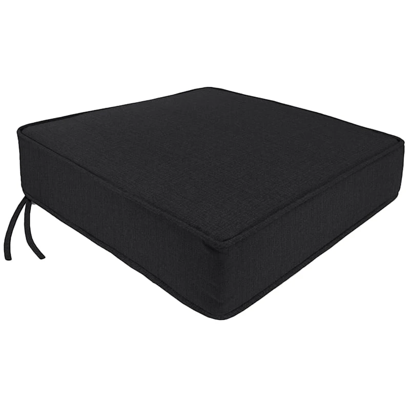 Sorvino Ash Premium Gusseted Outdoor Deep Seat Cushion