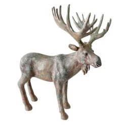 Standing Moose Garden Statue, 24"