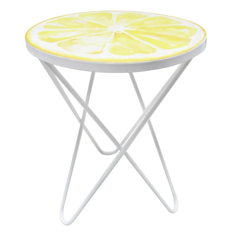 Sunny Club Lemon Slice Plant Stand, 18"
