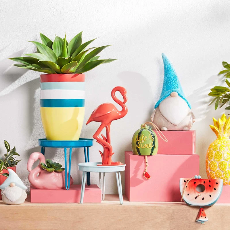 Sunny Club Outdoor Blue Terracotta Garden Gnome, 14" - Image 3