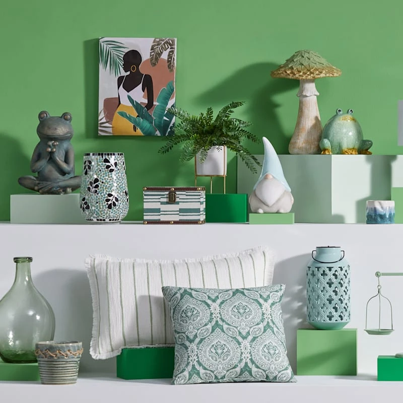 Sunny Club Outdoor Light Blue Terracotta Garden Gnome, 10" - Image 2