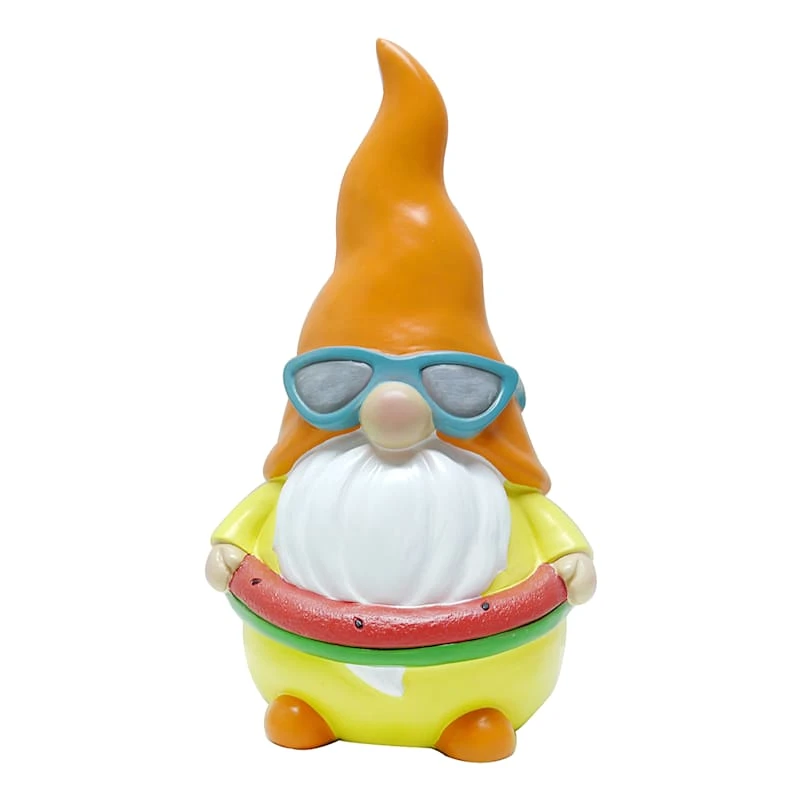 Sunny Club Outdoor Swimming Garden Gnome, 13.5"