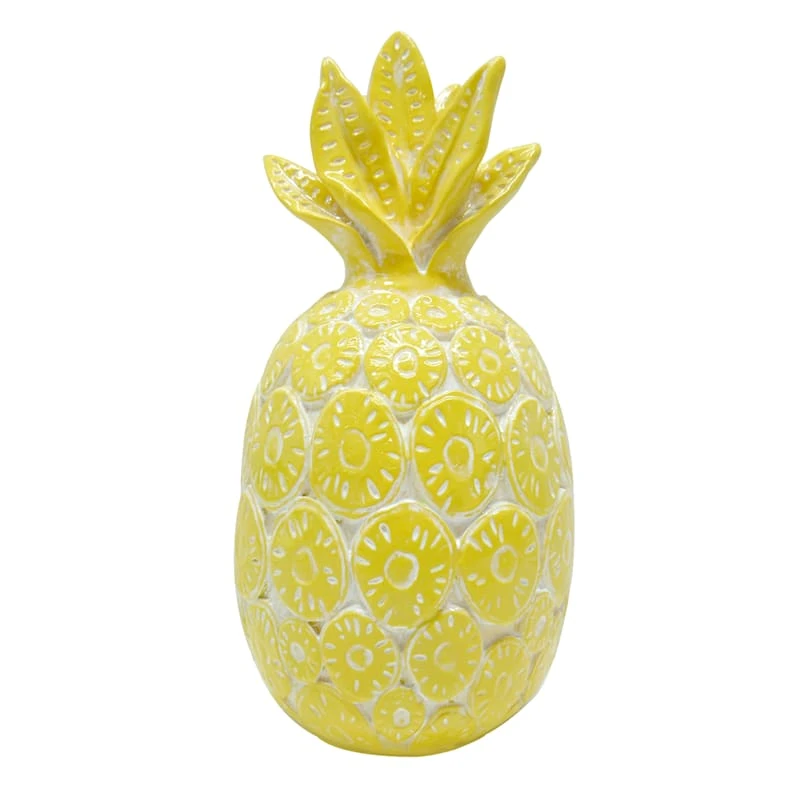 Sunny Club Outdoor Yellow Pineapple, 12"